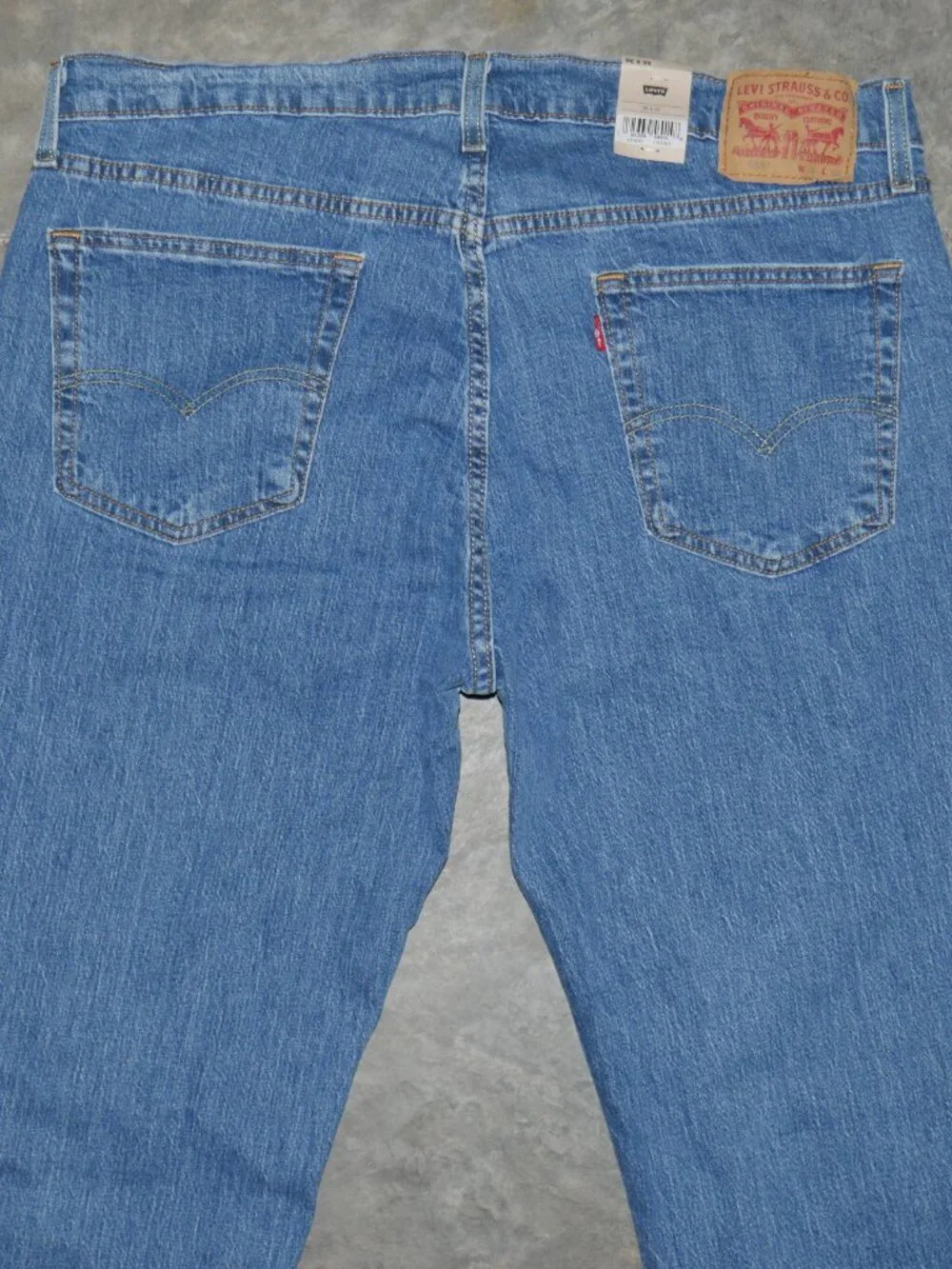 Levis 559 Men's Relaxed Fit Jeans Size 36x36 Medium Wash Stretch Denim NWT